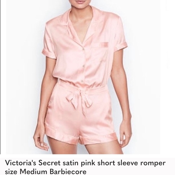 NWOT Satiny Soft Victorias Secret Romper - Picture 2 of 7
